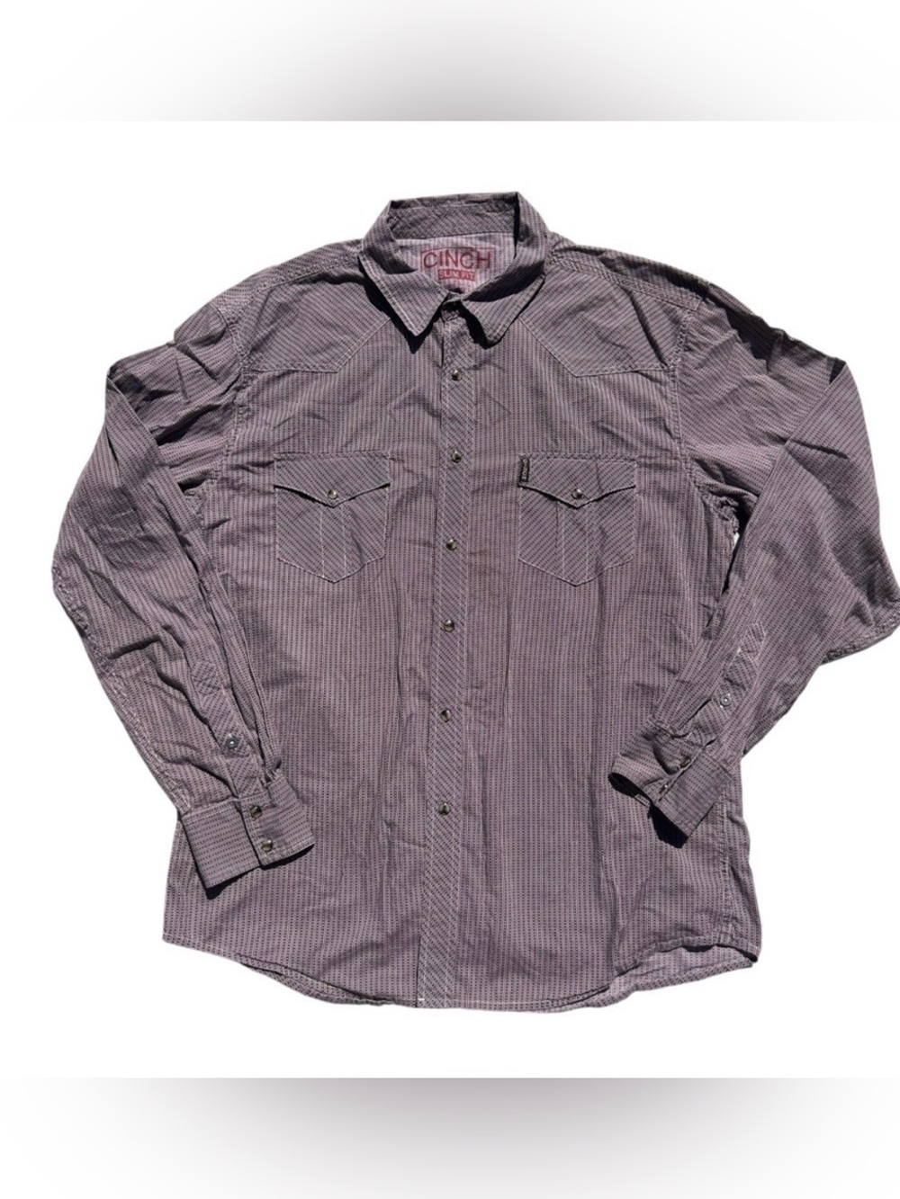 Cinch Men's brown Button-Up Shirt XL